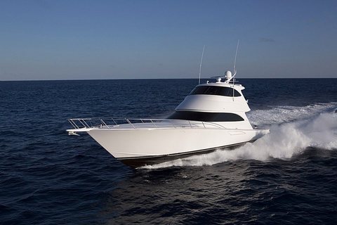 Viking 62 Enclosed Bridge