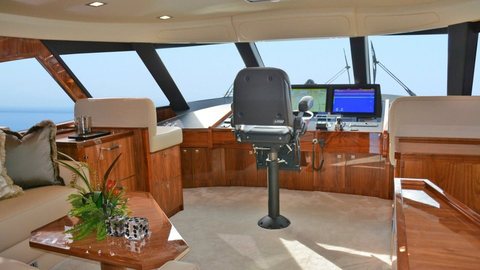 Viking 80 Enclosed Bridge
