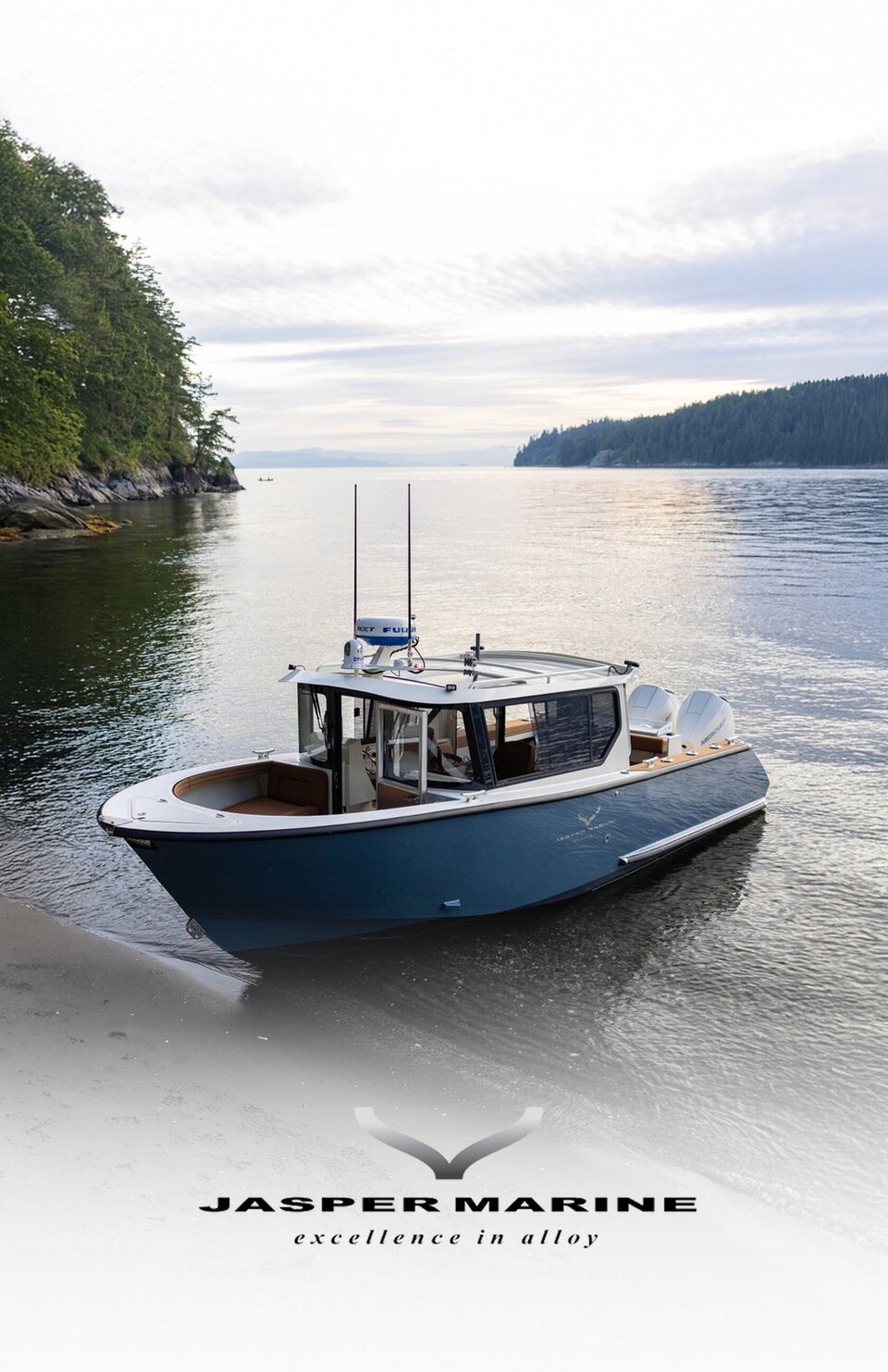 2025 Jasper Marine Defender 22 - Open Bow - Blue photo 1