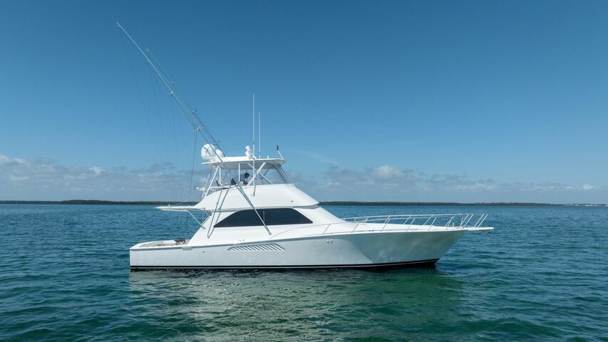 2006 Viking 52' Convertible - "White Pearl"